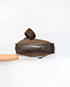 Evelyne I Veau Evercalf Leather/Toile in Ebene, bottom view